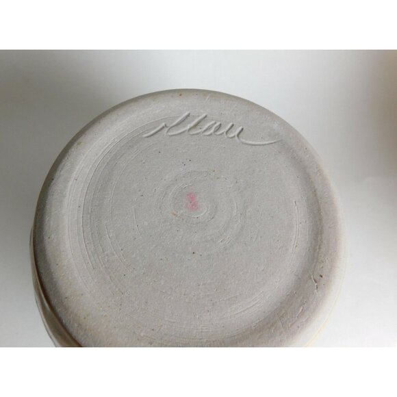 Vintage Colorado Studio Art Pottery Blue Covered Jar - Picture 5 of 6